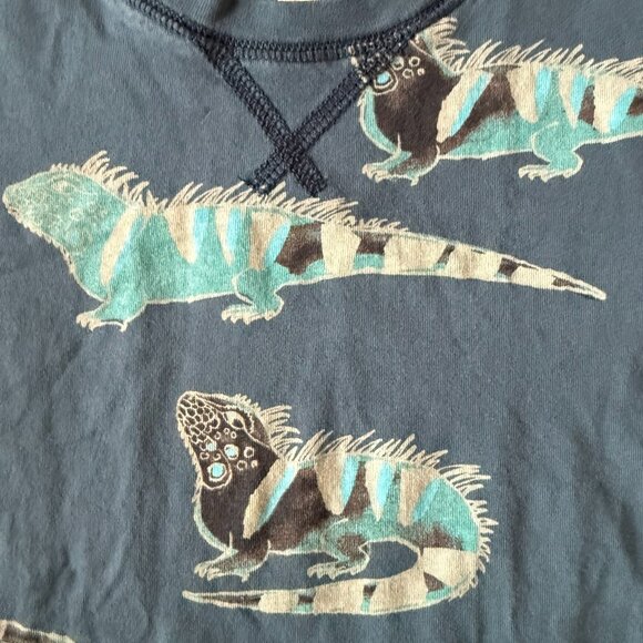 Tea Collection All Over Lizard Print Graphic Tee 8 - Picture 2 of 4
